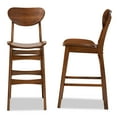 thumbnail image 4 of Baxton Studio Katya Bar Stool, Walnut Brown, Set of 2, 4 of 8