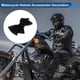 thumbnail image 3 of Accesorios para Casco de Motocicleta Decoración Moño de Sirena para Cascos de Motocicleta Bicicleta Esquí Etiqueta Negra 1 Juego, 3 of 6