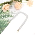 thumbnail image 4 of Unique Bargains 1 Pc Portable Double Layer Pearl Handbag Strap for Dating Gold Tone Metal Plastic, 4 of 5