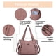 thumbnail image 3 of Bolsos de mano Angel Kiss para mujer con asa superior poliuretano 6802pink X-Large, 3 of 5