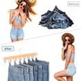 thumbnail image 2 of Jean Hangers KAQUBE, 14 ganchos para madera que giran 180°, paquete de 2, 2 of 6