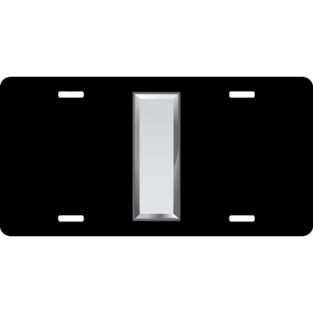Air Force First Lieutenant Officer Rank Insignia License Plate