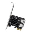 thumbnail image 1 of Pci Express Multiplier Riser tarjeta 1x a 1x1 a 4 tarjeta de adaptador de tarjeta gráfica Feliz Sencillez, 1 of 5