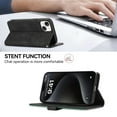 thumbnail image 4 of SaniMore Case Wallet for iPhone 14, RFID Blocking PU Leather Kickstand Flip Cover with 3 Card Slots [TPU Protective Interior Shell], Magnetic Folio Compatible with iPhone 14, Black, 4 of 9