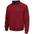 thumbnail image 2 of Men's Colosseum Red Ole Miss Rebels Tortugas Logo Quarter-Zip Jacket, 2 of 3