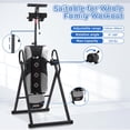 thumbnail image 4 of Teclor Inversion Table,Advanced Heat and Massage Function,Strength Training Inversion Table for Back Pain Relief,Heavy Duty Inversion Table 350 lbs Capacity with Wider and Thickened Backrest, 4 of 7