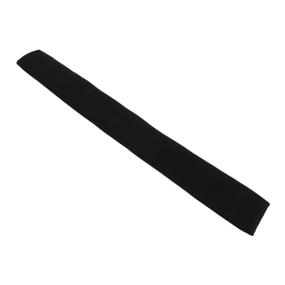 Unique Bargains Black Seat Belt Cover Pad Suede 50cm Seatbelt Strap Cushion Shoulder Padding 1 Pcs