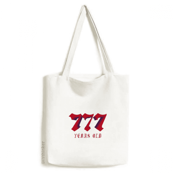 Seven Hundred Year Old Vitality Tote Canvas Bag Shopping Satchel Casual Handbag