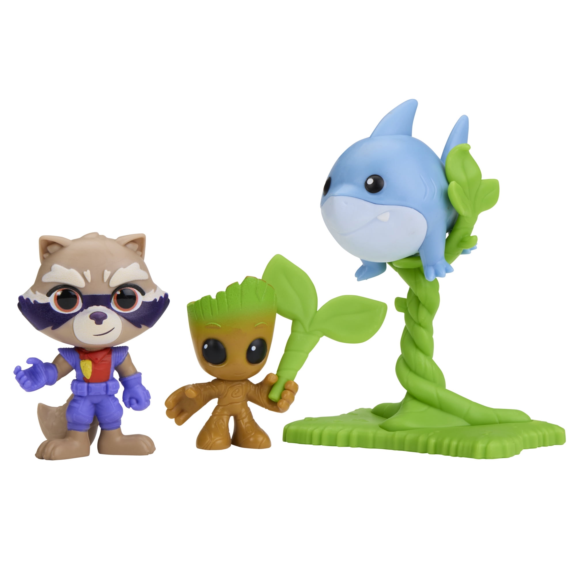 Marvel Spidey and his Amazing Friends Marvel’s Rocket, Groot, and Jeff The Land Shark