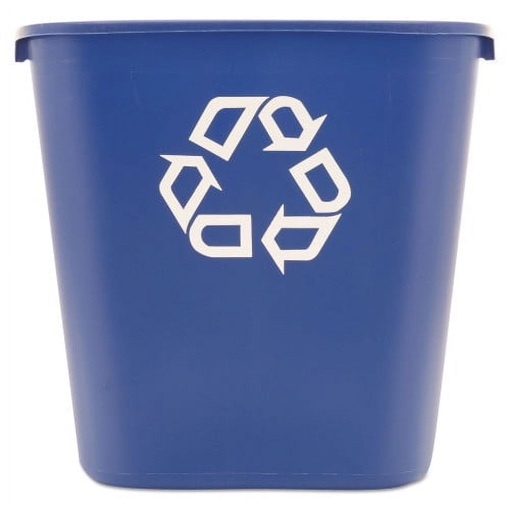 Rubbermaid Commercial Products FG295773BLUE Deskside Recycling Container, 10 Gallon/41 QT, Blue Rubbermaid Commercial Products FG295773BLUE Deskside Recycling Container, 10 Gallon/41 QT, Blue