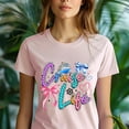 thumbnail image 5 of Cruise Life T-Shirt – Cute Colorful Bow & Ship Vacation Tee, Azalea, Size XL, 5 of 6