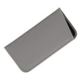 thumbnail image 2 of Soft Slip In Eyeglass Case For Women And Men, Faux Leather, Large, Gray, 2 of 2
