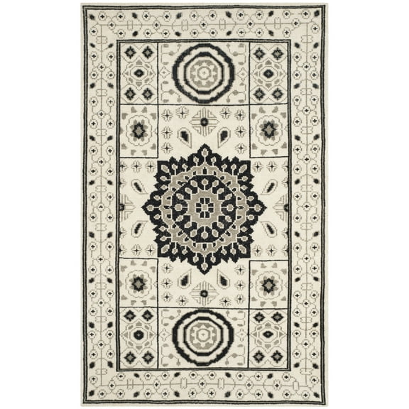 SAFAVIEH Kenya KNY625A Hand-knotted Ivory / Grey Rug