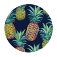 thumbnail image 2 of JEUXUS Pineapple Round Tablecloth with Elastic Edge Fitted Pineapple Table Cover Waterproof Table Cloths Indoor Outdoor Modern Tables Decoration for Dining Table,Picnic,Party, 2 of 7