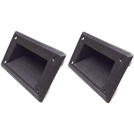 

MIYAKO Recessed Speaker Handle Pocket Style 4 x 3.5 for Speaker Box Cabinet - Long Lasting Heavy Duty Black ABS Plastic Construction Lift Heavy Items Without the Worry of Braking them 1 Pair (2 PCS)