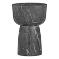 thumbnail image 1 of Pemberly Row Table d'Appoint Contemporain Noir en Faux Marbre pour Intérieur/extérieur, 1 of 5