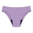 thumbnail image 2 of Menstrual Swimwear for Women - 4-Layer Absorbent Period Underwear High-Flow Mesh Quick Water Absorption Anti-Leak Menstrual Leggings(Purple,XXXL), 2 of 4