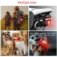 thumbnail image 4 of 2 Pack USB-C Rechargeable Bike Tail Light, Waterproof LED Bicycle Rear Light Easy to Install On Any Bike Trailer or Helmet, 4 of 8
