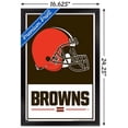 thumbnail image 3 of NFL Cleveland Browns - Logo 21 Wall Poster, 14.725" x 22.375", Framed, 3 of 3