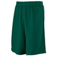 thumbnail image 2 of YOUTH LONGER LENGTH MINI MESH LEAGUE SHORTS, M, Dark Green, 2 of 2