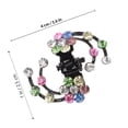 thumbnail image 2 of IFANLANDOR 6Ud Pinza Decorativa Para En De Flor De Ciruelo Con Circonias Multicolor, 2 of 6