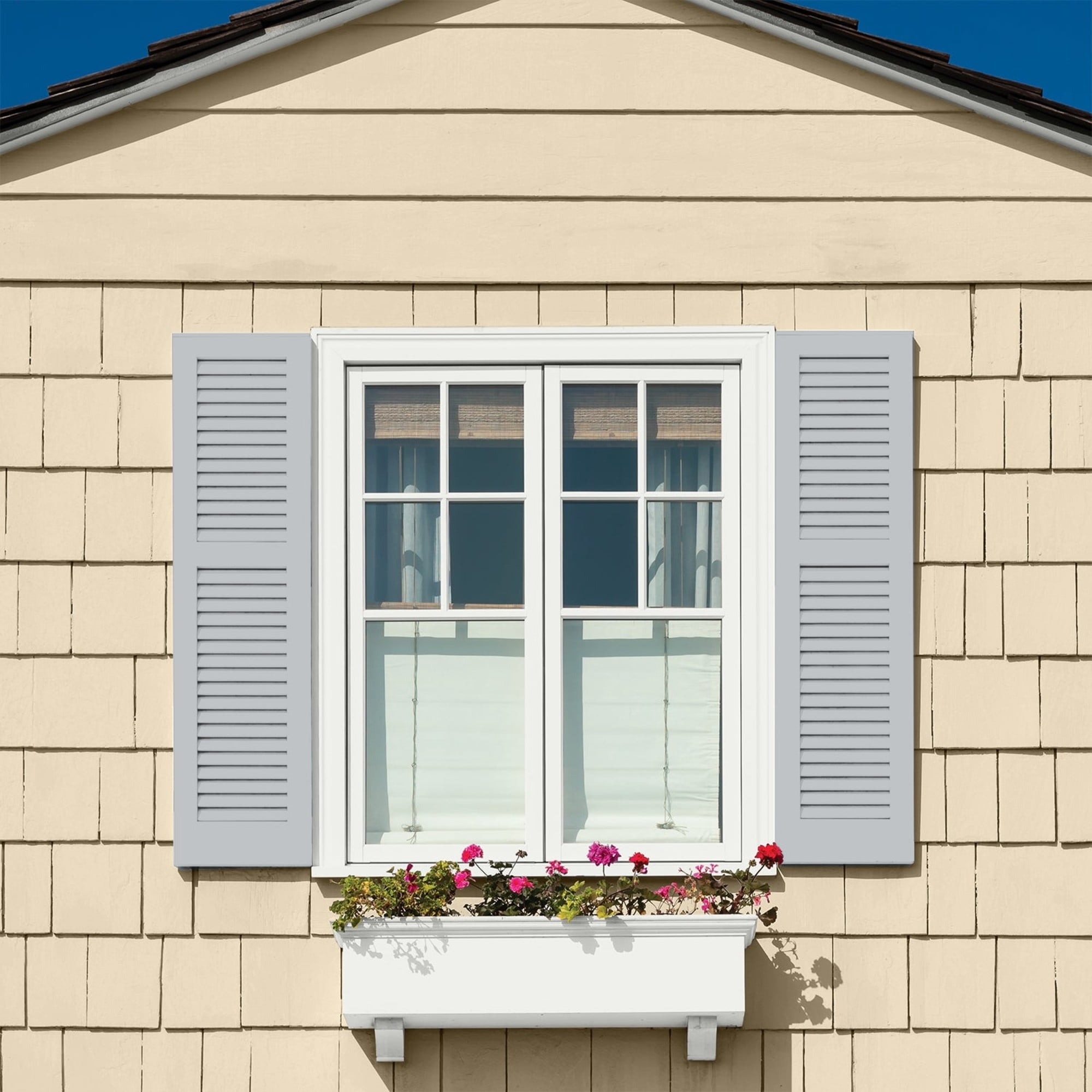Glidden HEP Train / Gray Satin Exterior Paint with Primer, 1 Quart