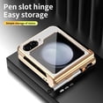 thumbnail image 6 of Allytech for Samsung Galaxy Z Flip5 Case,Z Flip 5 Cover, With Stylus Pen Hinge Protection Shockproof Anti-Scratch Phone Case for Samsung Galaxy Z Flip5 - White, 6 of 6