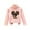 Pink, variant on Iyufng Girls Sweatshirts,Fleece Graphic Cotton Crewneck Pullover Sweatshirt for Girls,Children's Small and Medium-sized Plush Thick Printed High Neck Fashion Tops,Teen Girls Pullover Tops
