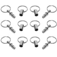 thumbnail image 2 of Cinturas de bloqueador de bloqueo de acero de llaves de acero Liberación rápida de liberación rápida de llave de separación para mujeres accesorios de hombres Regalos Paquete de 6 Inevent HA011204-00, 2 of 6