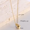 thumbnail image 2 of MISS RIGHT Teardrop Necklace Gold Necklace for Women 18K Gold Plated Water Drop Pendant Necklace Hypoallergenic Simple Gold Water Drop Necklace, 2 of 5