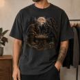 thumbnail image 5 of Lotusprint LLC Cryptid Chess Classic Unisex T-Shirt Comfort, Moon Forest Creature Game Tee, 5 of 5
