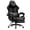 Black(PU), variant on GTPLAYER Ergonomic Gaming Chair with Footrest and Lumber Support for Adults, Red