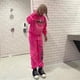 thumbnail image 5 of Nuevo estilo otoño e invierno 2023 más terciopelo europeo y americano sudadera con capucha de manga larga suelta suéter de color sólido ropa de mujer, 5 of 5