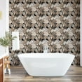 thumbnail image 6 of Ambesonne Floral Peel & Stick Wallpaper for Home, Vintage Plant Soft Color, 13"x72", Tan Black, 6 of 6