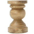 thumbnail image 5 of Mainstays Decorative Wood Pillar Candleholder, Natural, 6", 5 of 7