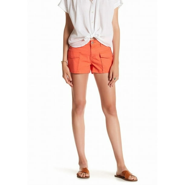 Union Bay Cargo Shorts Womens Unionbay - Union Bay NEW Coral Orange Womens Size 0 Four Pocket Cargo