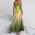thumbnail image 4 of Nuoqisi Women Summer Long Dress Casual Slip Fashion Sleeveless Spaghetti Strap Bodycon Split Maxi Dresses for Women, 4 of 8