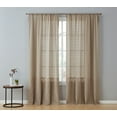 thumbnail image 2 of THD Mona Macrame Lace Sheer Rod Pocket Window Treatment Curtain Panels - Set of 2, 2 of 30