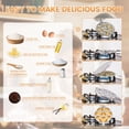 thumbnail image 4 of QJUHUNG Walnut Cookie Mold Maker Safe Cake Nut Modes Solid Walnut Cookie Molds with Handle Versatile Metal Nut Cookies Maker Easy to Clean Oven Cookies Makers for Baking Dessert, 4 of 10