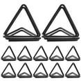 thumbnail image 1 of Triangle Paper Clips Modern Design Black Aluminum Alloy 36Pcs 1In, 1 of 9