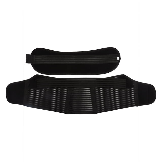 Faja de maternidad transpirable con soporte para la espalda para embarazadas (negro XL)
