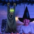 thumbnail image 3 of 35” Halloween Decoration Outdoor Hanging Zombie for Haunted House Prop, Party Supplies Decor,Dark Gray, 3 of 7