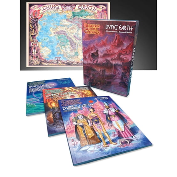 Pre-Owned Dungeon Crawl Classics: Dying Earth Boxed Set - Contains 3 RPG Books, Map, Roleplaying Adventures In A Doomed World