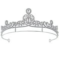 thumbnail image 1 of KAKOWELY Tiara de novia para boda, corona de novia, tiara de mujer, corona de diamantes de imitación para novia, 1 of 4