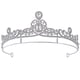 thumbnail image 1 of KAKOWELY Tiara de novia para boda, corona de novia, tiara de mujer, corona de diamantes de imitación para novia, 1 of 4