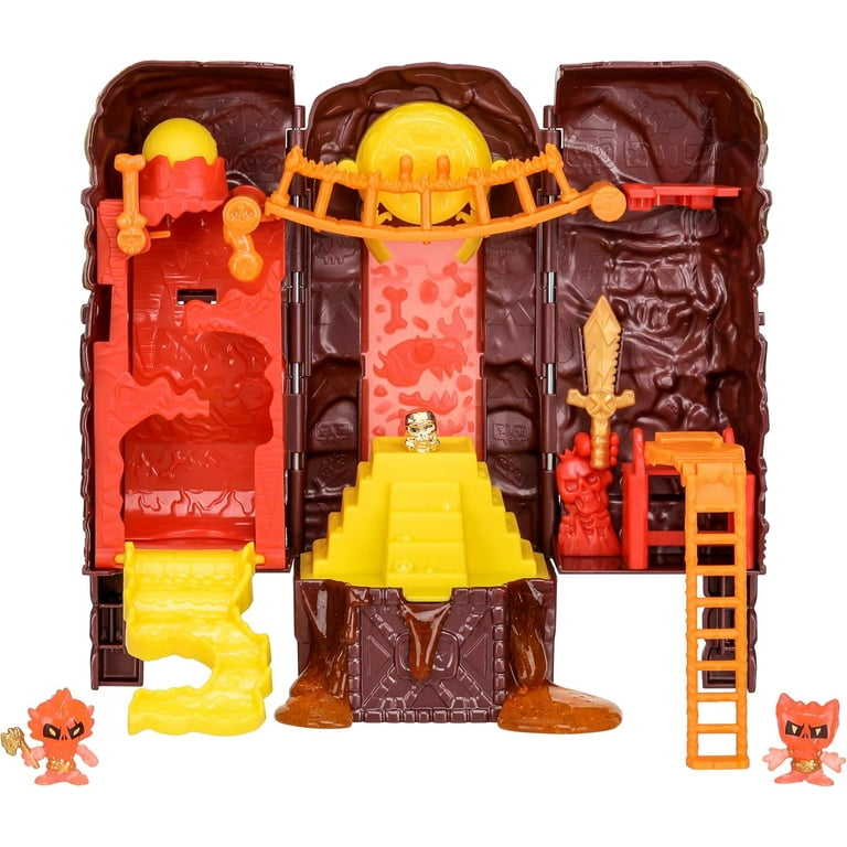 TREASURE X Lost Lands Skull Island Lava Tower Micro Playset, 15