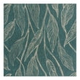 thumbnail image 2 of Unique Loom Outdoor Botanical Collection Area Rug - Leaf (13' Square Teal/Ivory), 2 of 6