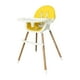 thumbnail image 3 of Silla alta para bebé CUTICAT silla de comedor para bebés para niños pequeños ajustable Amarillo, 3 of 8
