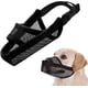thumbnail image 1 of Bozal de nailon para perros grandes, bozal transpirable y bebible de malla de aire para mascotas para lamer antimordidas y antiladridos, 1 of 5