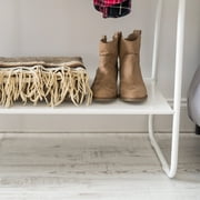 IRIS Clothes Rack with 4 Metal Shelves, Freestanding for Hanging Clothes, Easy to Assemble